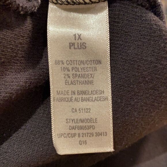 Danskin Dark Grey Double Side Zipper Pullover - Picture 8 of 8